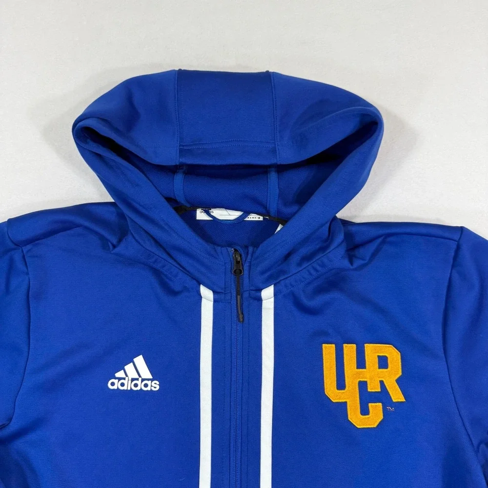 Adidas Jacket Men XL Team‎ Royal Blue/White Under The Lights Full Zip - Picture 2 of 10